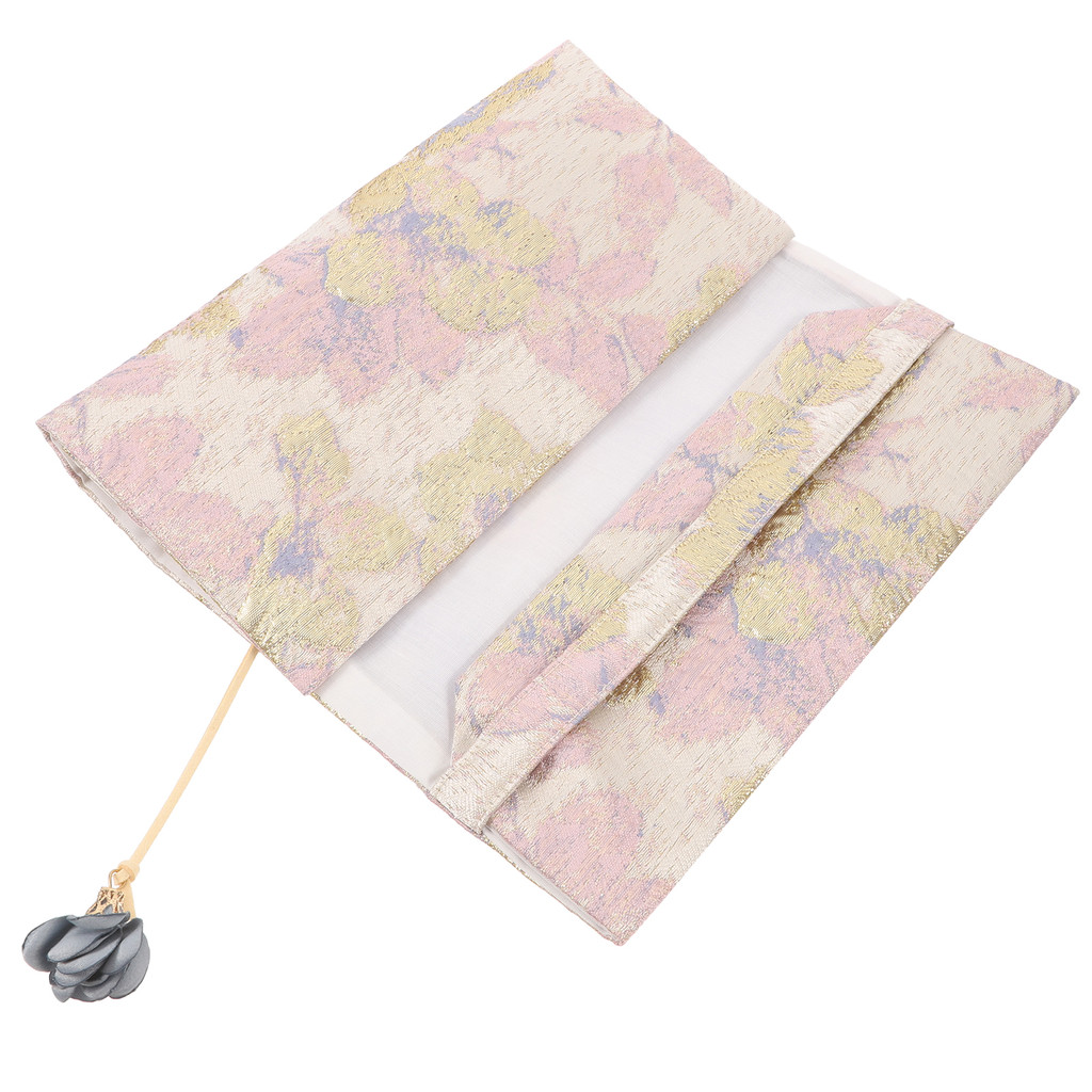 

Fabric Book Cover A5 Size Satin Protective Sleeve For Notebooks Journals School Office Use