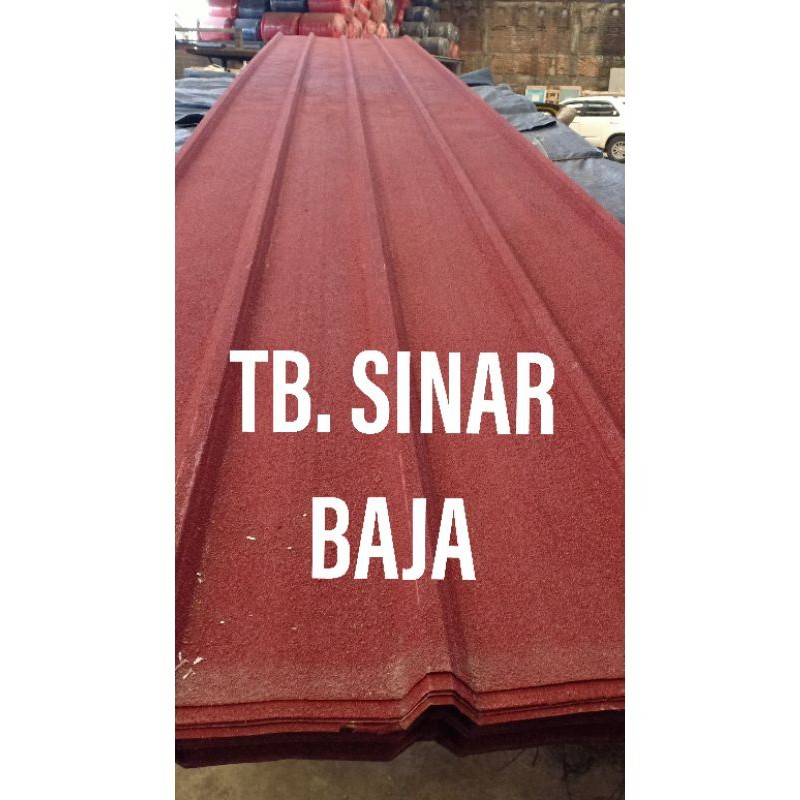 Bararoomkey_ Atap Spandek Pasir 6 Meter X 0.30 Mm Sni / Spandeck / Zinc Alum / Atap Baja Ringan