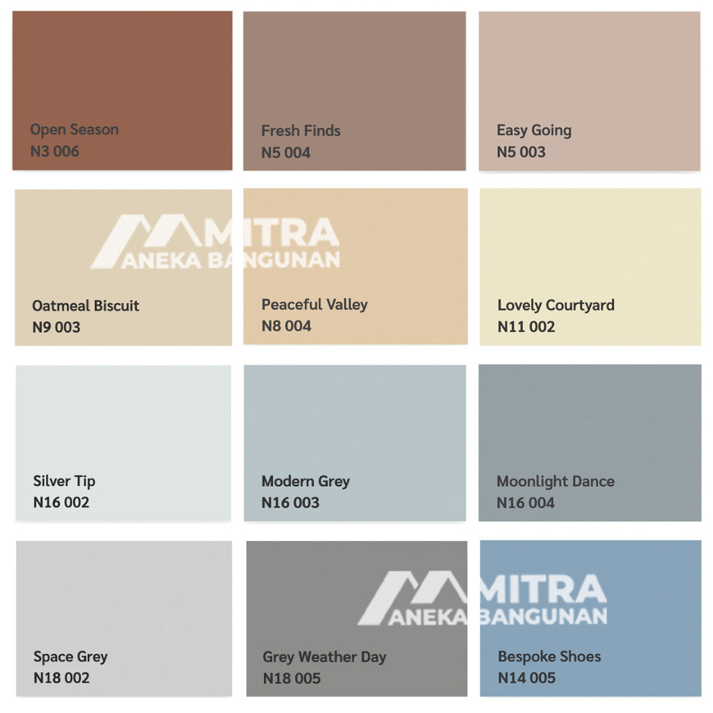 Bararoomkey_ Avitex Cat Tembok Interior Avian 5 Kg / Warna Tinting