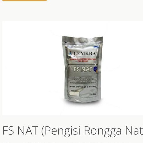 Bararoomkey_ Perekat Nat Keramik Granit Lemkra Fs Nat / Semen Warna Pengisi Rongga