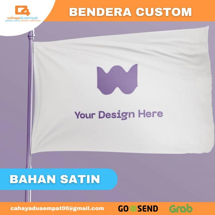 

Flagers - Print Bendera Custom Design Bendera Bahan Satin