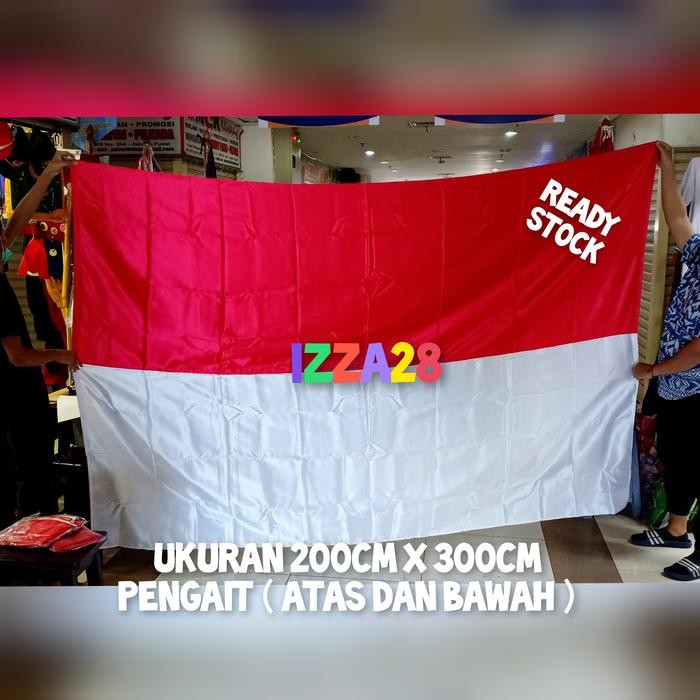 

Flagers - Bendera Merah Putih Atau Bendera Indonesia Bahan Satin