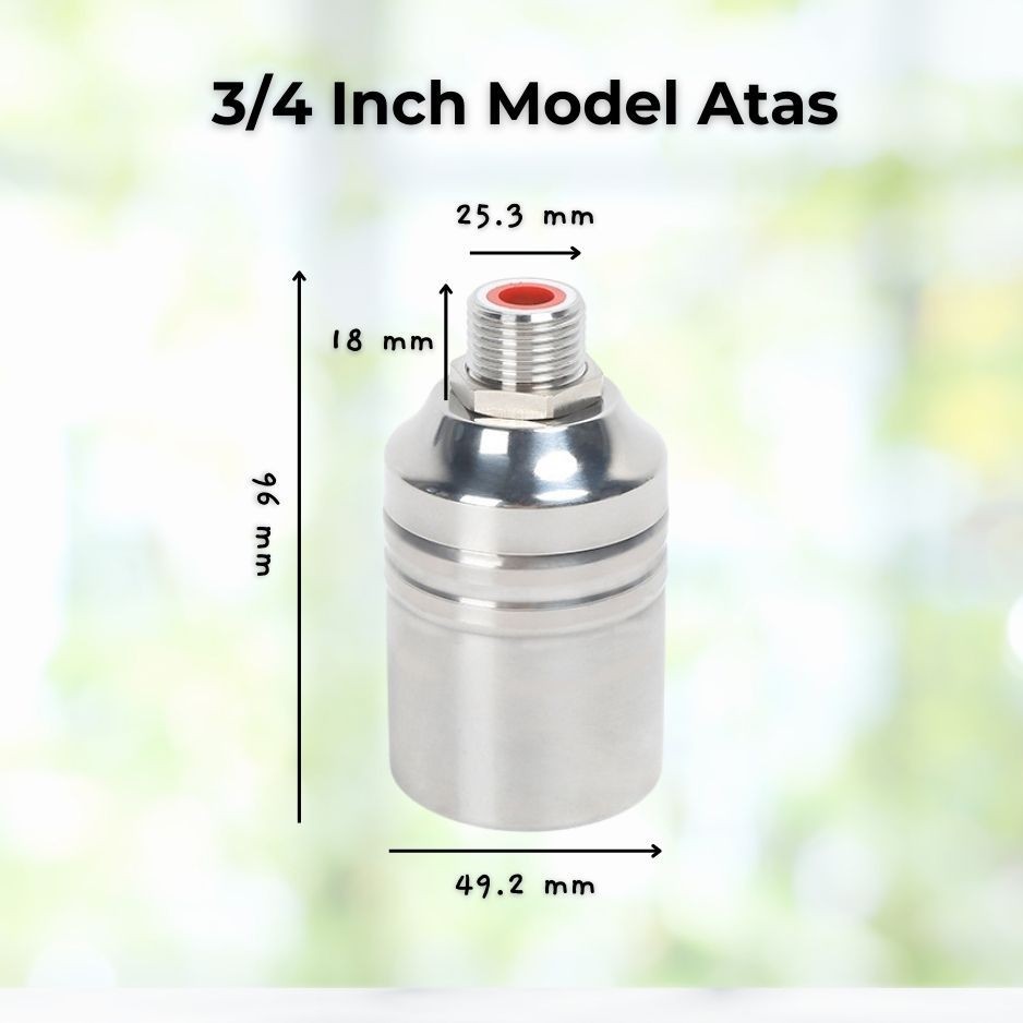 Bararoomkey_ Pelampung Toren Tangki Air Pompa Air Katup Apung Stainless Pengontrol Ketinggian Air