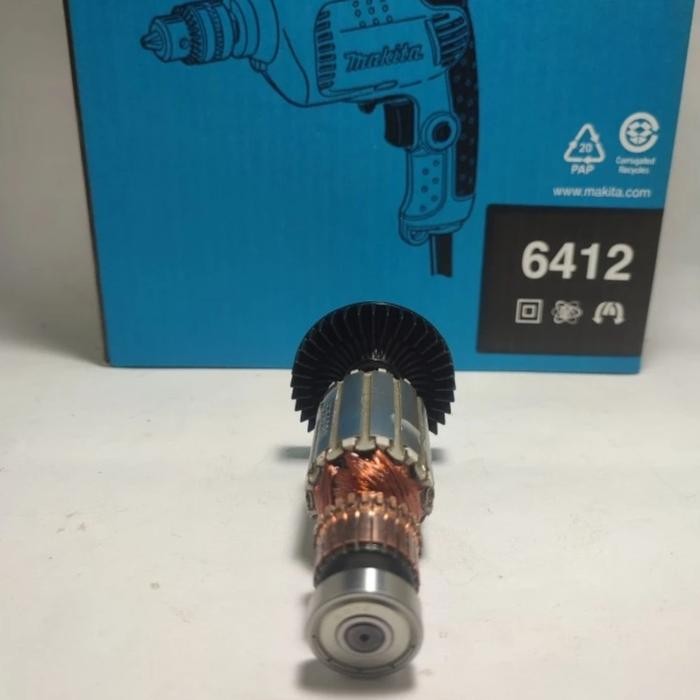 Grosir Makita 515698-5 Armature Angker Rotor Asli Mesin Bor 6412 / 6411 Ori