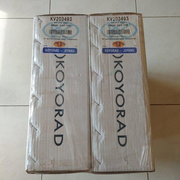 Radiator Ninja RR 150RR Koyorad Racing & Tutup Radiator Koyorad