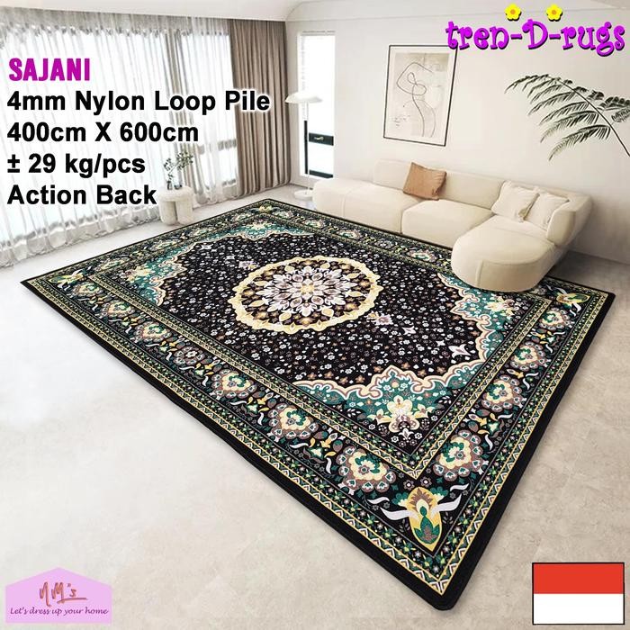 Tren-D-rugs karpet jumbo besar 400x600 permadani motif turki turkey vintage eropa klasik persian