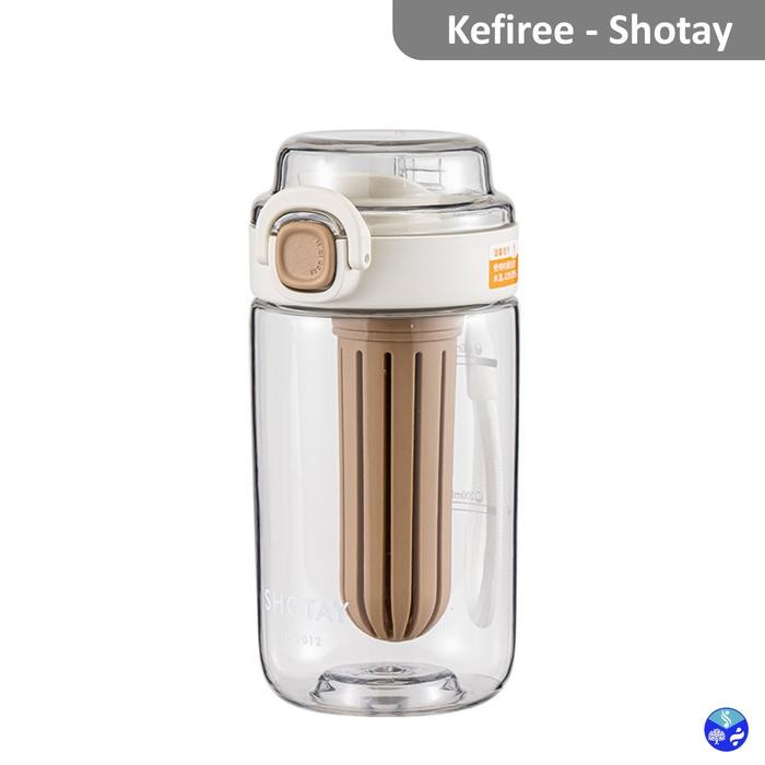 Kefiree Shotay Tumbler Fermentation Tritan Steril Kedap Udara Tahan Panas Air Tight Bpa Free 500 Ml