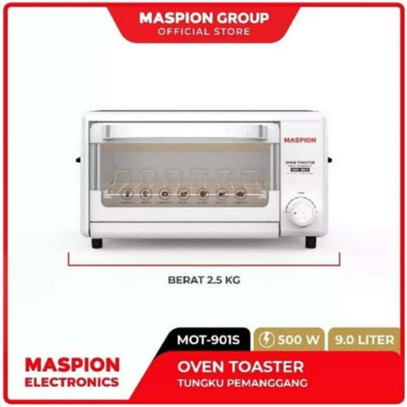 RB2233 Oven Toaster Maspion MOT 901 Oven Maspion 901 Oven Panggang Maspion Oven Kecil Maspion Mot