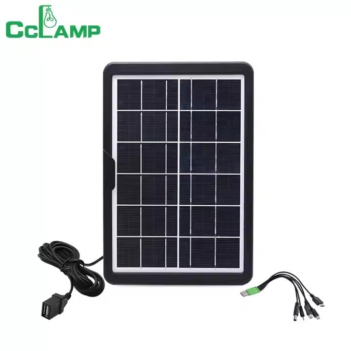 RB2233 CCLAMP Solar Panel Tenaga Surya - Panel surya multifungsi dilengkapi dengan beberapa kabel