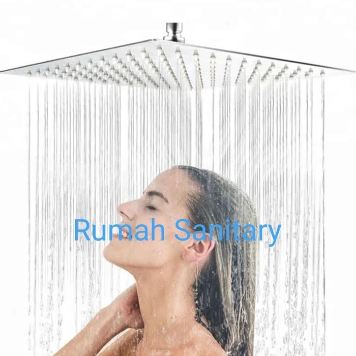Wall Shower - Shower Mandi - Shower Tanam Stainles 12 inch