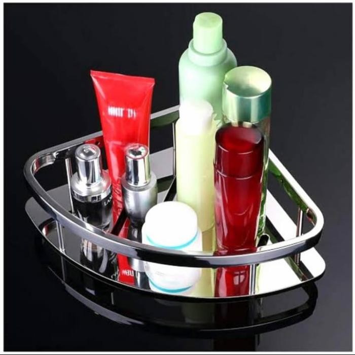 Rak Sudut/Rak Sabun/Rak Kamar Mandi Stenlis