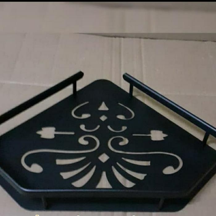 Rak Sabun Sudut fiorentino black / rak sudut serbaguna black