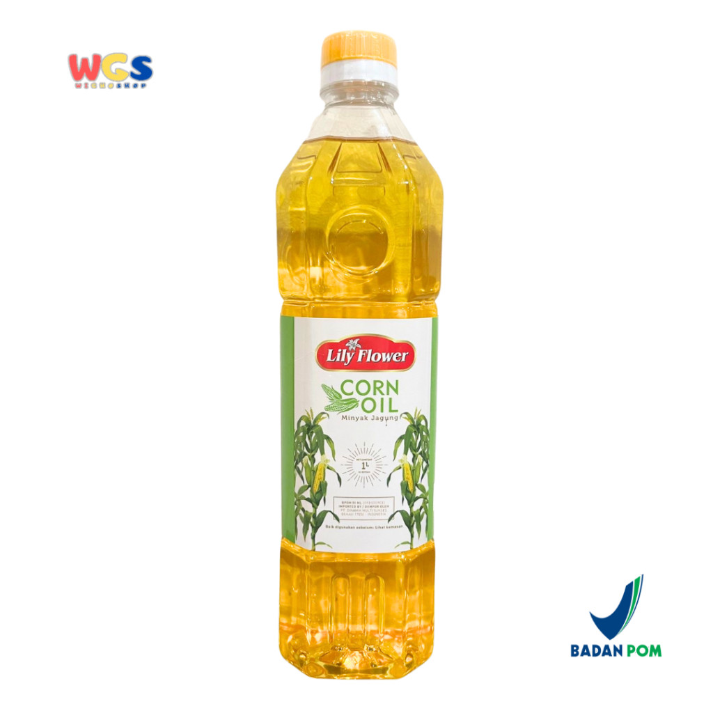 

READYY! Lily Flower 100% Corn Oil 1ltr - Minyak Jagung