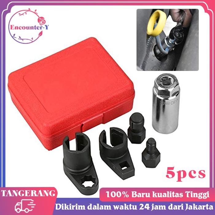 Terbaru 5Pcs Kunci Oksigen Sensor / Kunci O2 Sensor / Kunci Sensor Oksigen