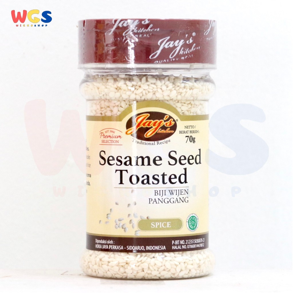 

READYY! Jay's Kitchen Jays Sesame Seed Toasted 70g - Biji Wijen Panggang Spice