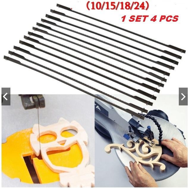 Mata Gergaji Scroll Saw Ada Pin1Set Panjang : 132Mm 10, 15, 18, 20, 24 Tpi