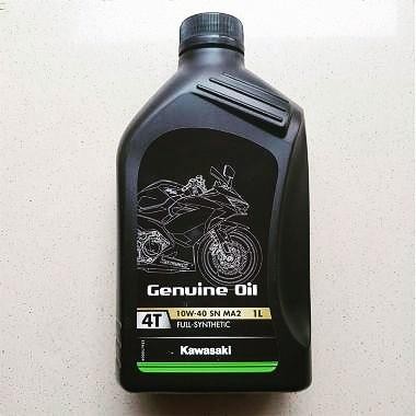 PREMIUM Oli Mesin Genuine Kawasaki Full Synthetic 4T 10W-40 API SN Jaso MA