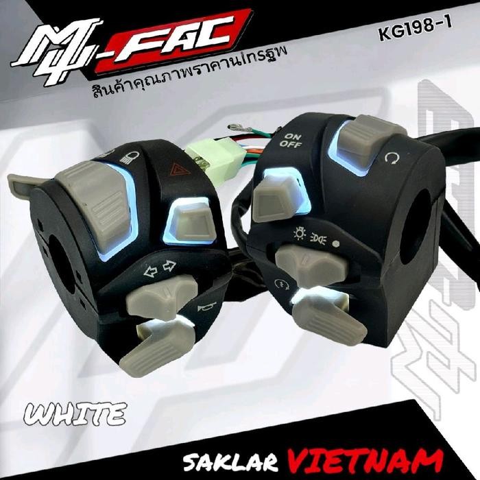 PREMIUM saklar led vietnam holder stang lampu led saklar motor nyala lampu led saklar led vario nmax