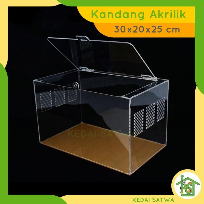 PREMIUM Box Kandang Reptil Hamster Ular Akrilik Vivarium Acrylic Terarium