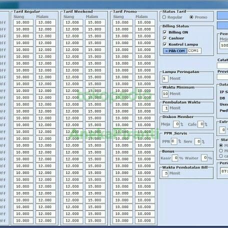 PREMIUM Software Billing Billiard Terlengkap di Indonesia