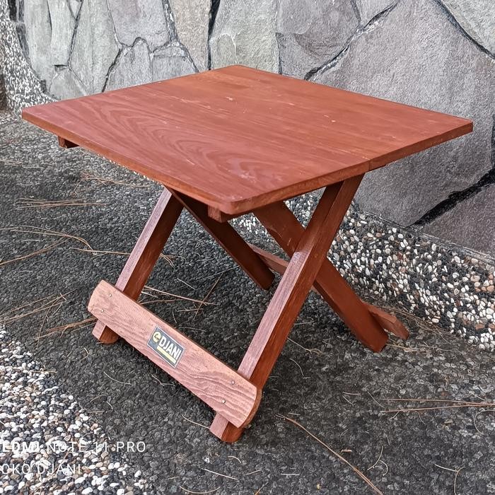 PREMIUM DAMPAR / MEJA LIPAT KAYU PINUS PREMIUM