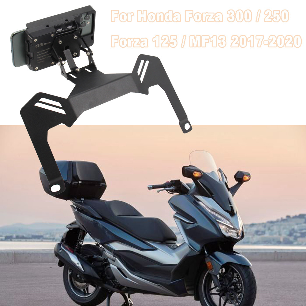 Aksesori Motor untuk Honda Forza 300 250 Forza 125 MF13 2017-2020 Dudukan Ponsel Braket Pelat Naviga
