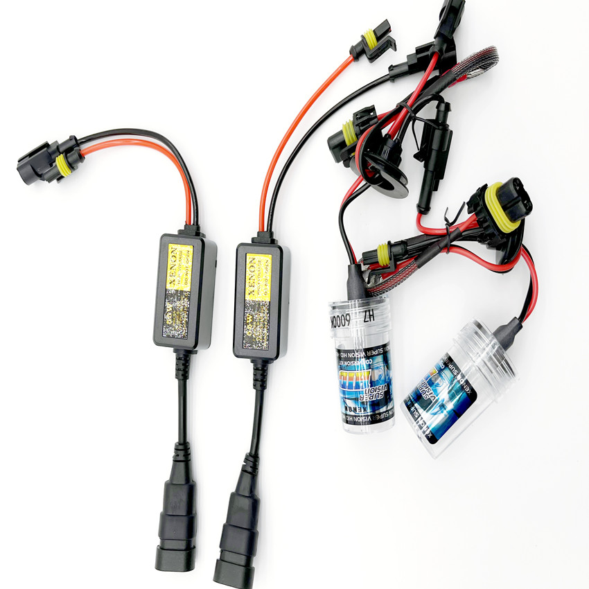 Lampu Depan Mobil Xenon HID 35W 55W H1 H3 H7 H11 9005 9006 4300K ​​6000K 8000K 12000K Kit Lampu Depa