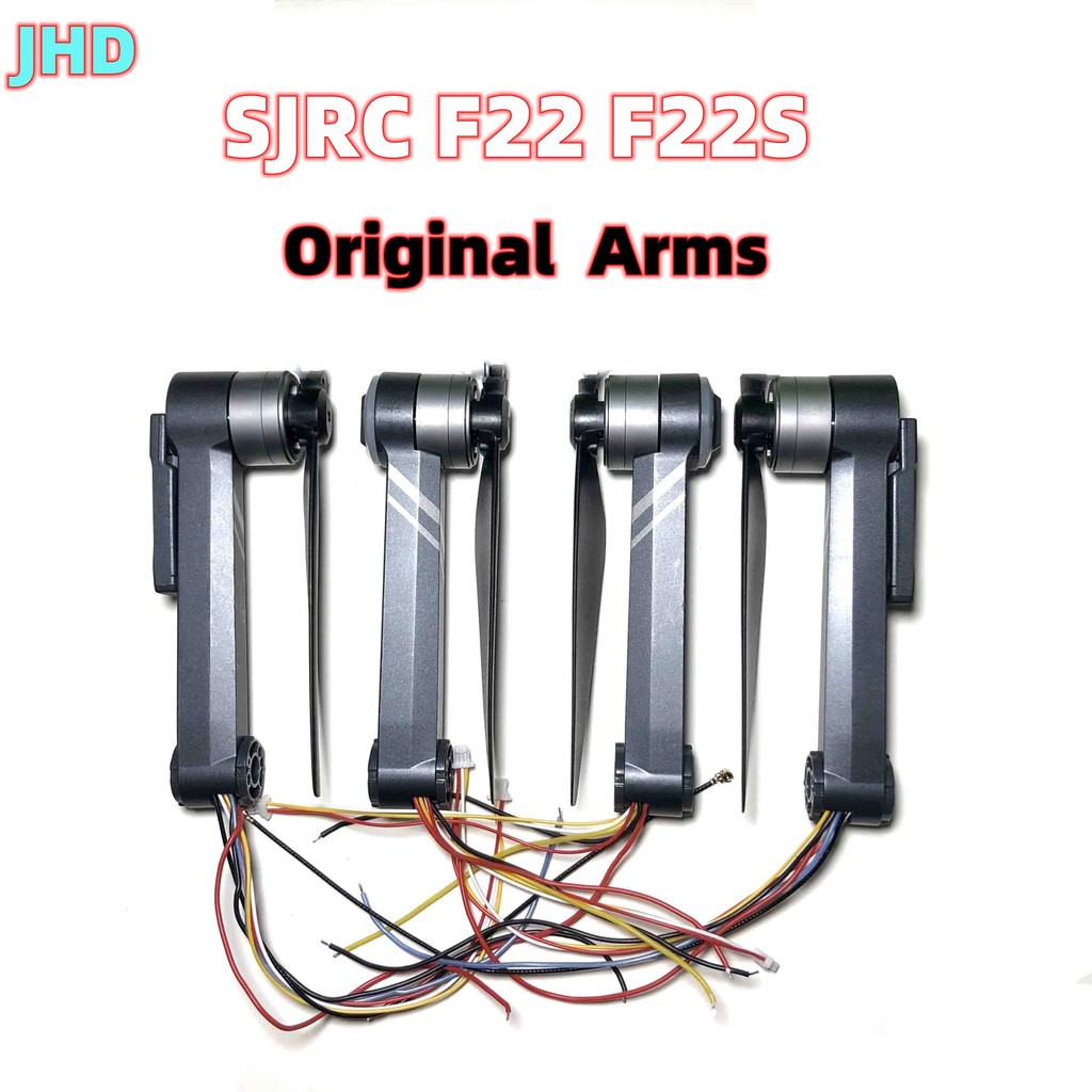 JHD Kapal Gratis SJRC F22 F22S RC Pesawat Spare Part Lengan GPS RC Drone Quadcopter Lengan Pisau Mot
