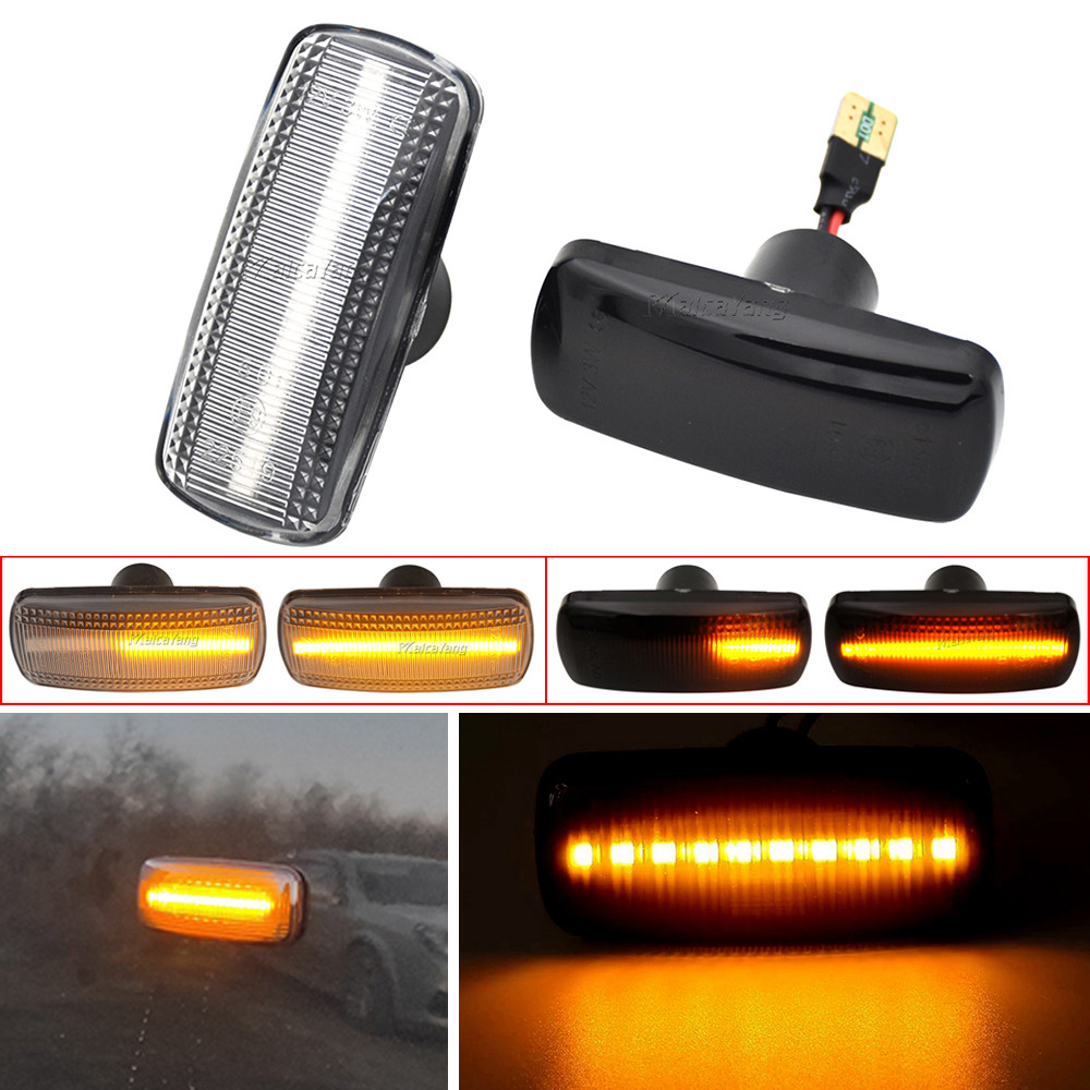 Untuk Kompas Jeep Grand Cherokee Chrysler 200 300C Dodge Journey Avenger Lancia LED Lampu Penanda Si