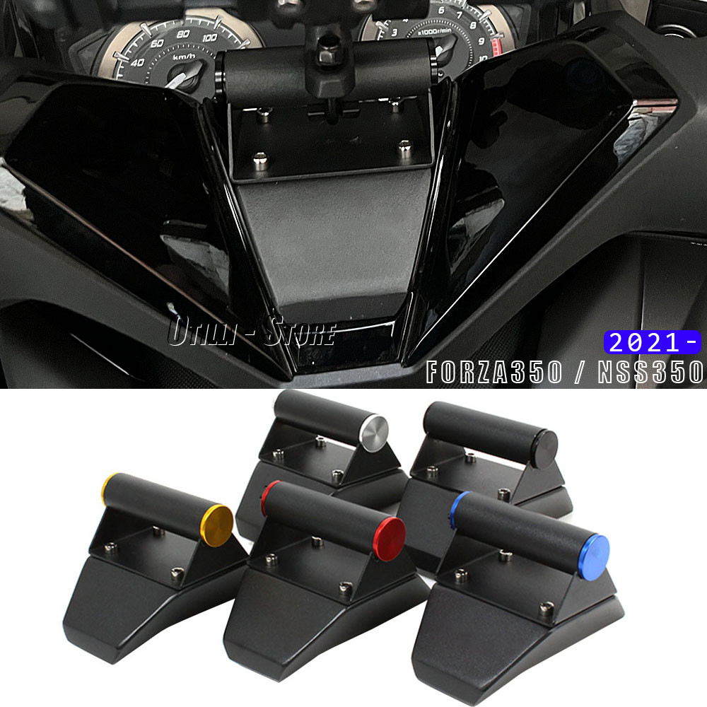 2023 2022 2021 Aksesori Motor Ponsel GPS Dudukan Braket Pelat Navigasi untuk Honda FORZA Forza 350 F