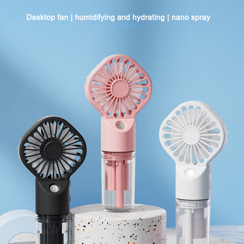 Portable Handheld Spray Fan,Water Spray Mist Fan,Student Dormitory Mini Fan,Summer Supplies, Cooling