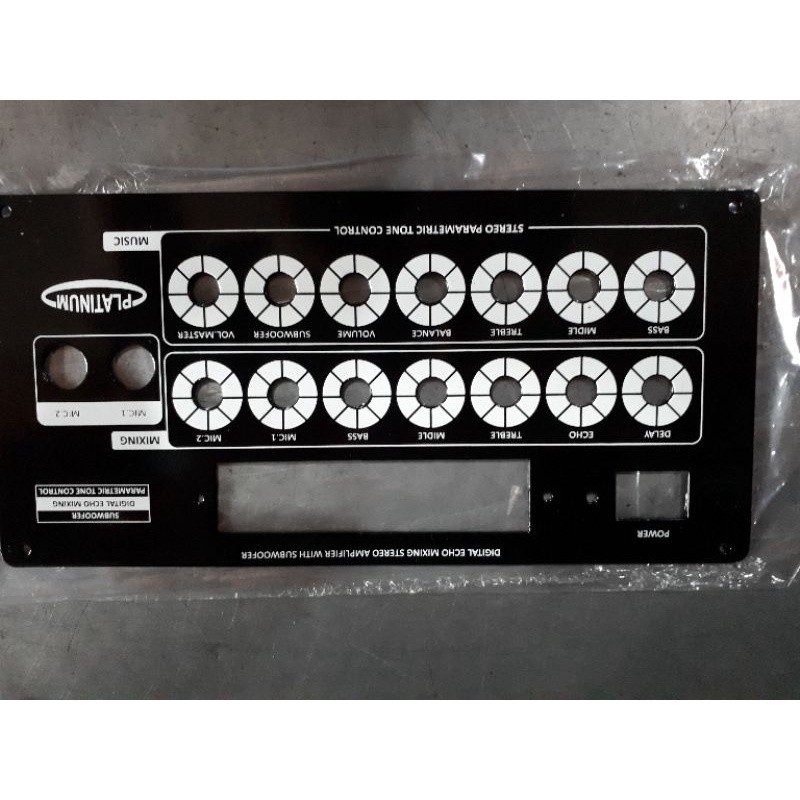 RB2233 PANEL BESI DEPAN UNTUK KIT DMS207 DMS-207/DMS-7000 MP3