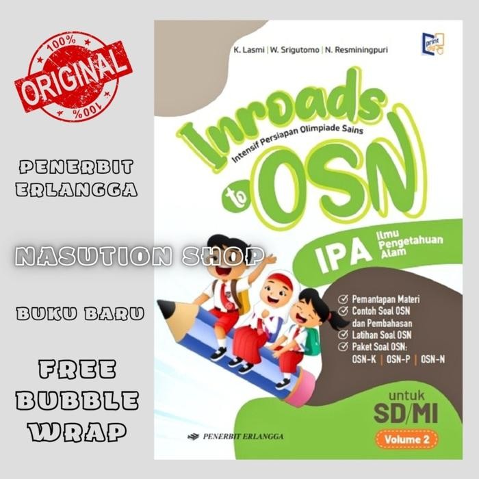 

Buku Inroads to OSN IPA Untuk SD/MI Volume 2 Erlangga Original - Buku Soal