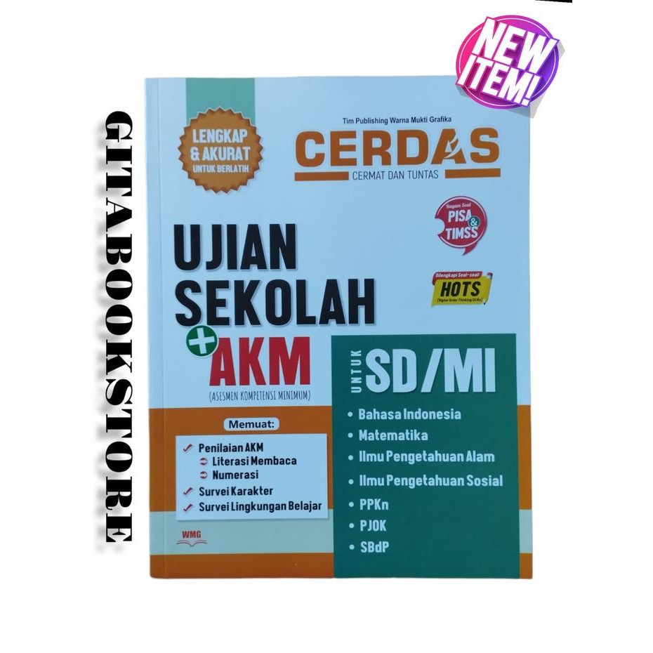 

Cerdas Ujian Sekolah Plus AKM SD/MI Terbaru 2022