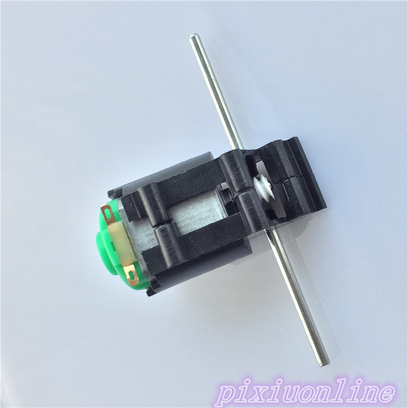 1 Setelan J149Y Setelan Motor Roda Gigi Sudut Bevel Poros Ganda Peredam Cacing 3-6V Suku Cadang DIY 