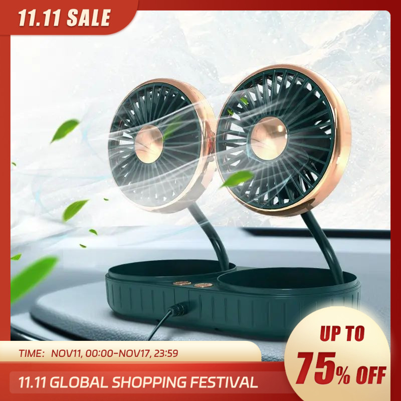 Kipas Listrik Mobil Mobil Truk Besar dengan Kipas Mobil Pendingin AC Mobil Saluran Udara Pendingin K