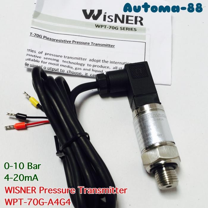 Industrial Pressure Transmitter 0-10Bar 1Mpa 10 Bar 4-20Ma G 1/4