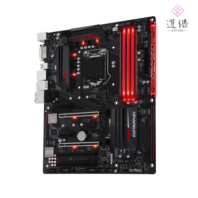 For GA-H270-GAMING 3 Motherboard 64GB HDMI M.2 LGA 1151 DDR4 ATX H270 Mainboard 100% Tested Fully Wo