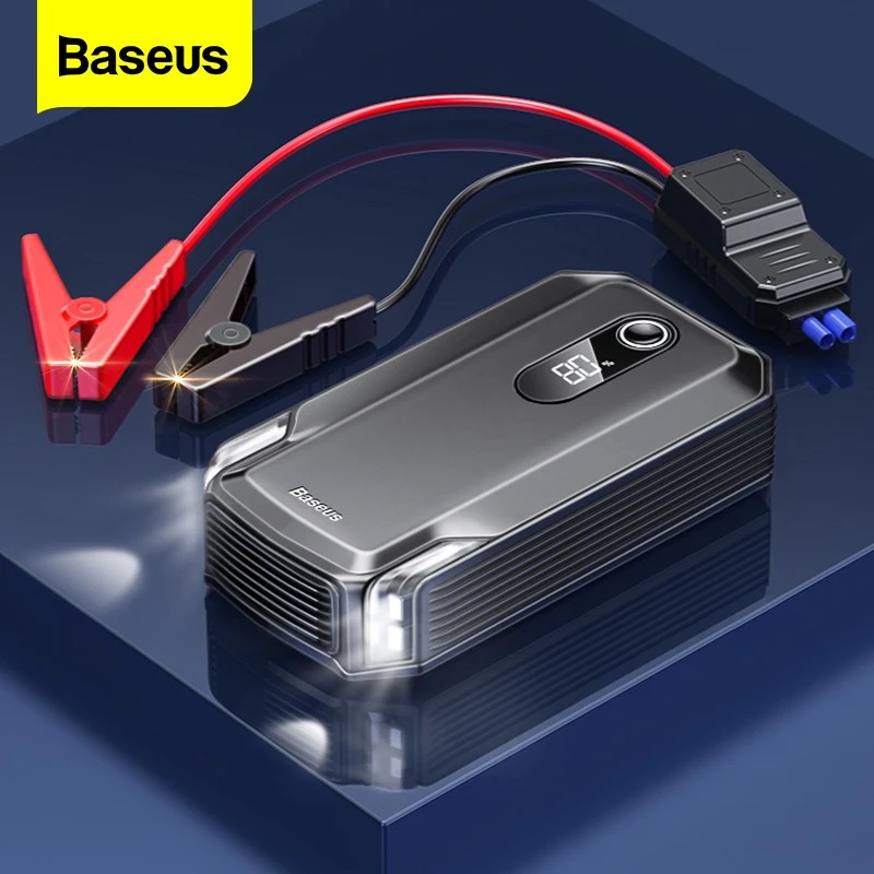 Baseus Jump Starter Power Bank 2000A 12V Starter Baterai Mobil Portabel Perangkat Starter Booster Ot