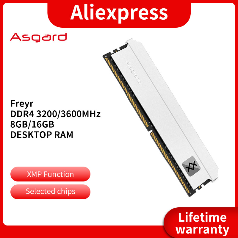 Asgard T3 DDR4 8GB 16GB 3200MHz 3600mhz DRAM Module Memoria Ram Desktop RAM 16GB 3600MHz DDR4 Ram