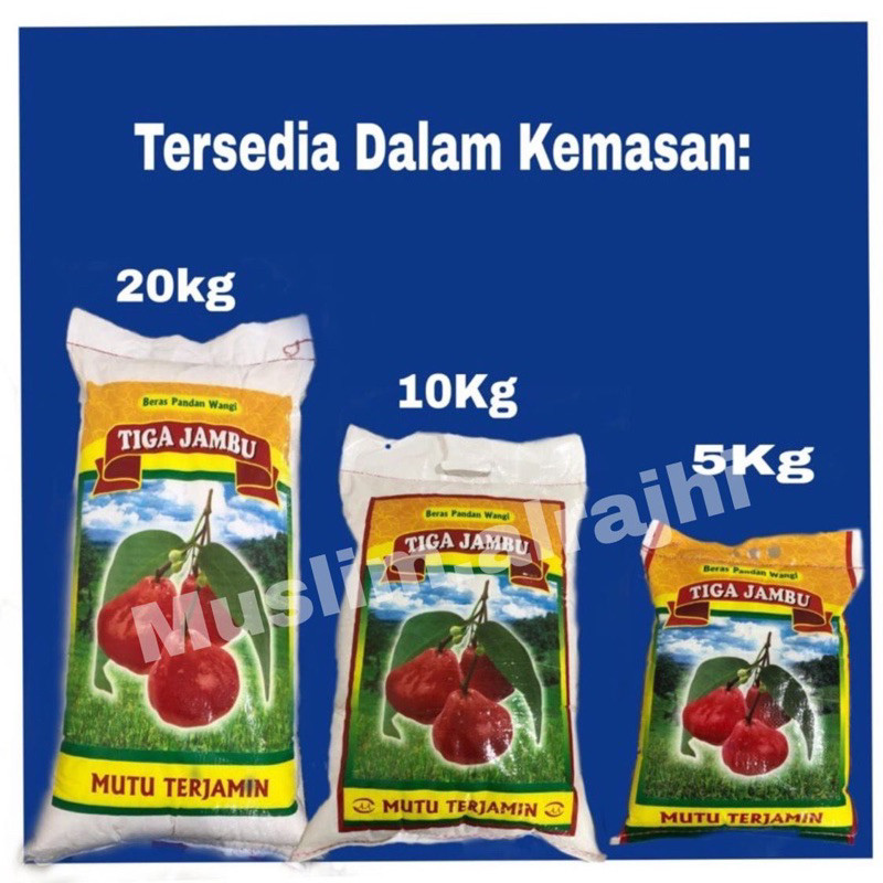 

SANS Beras Tiga Jambu 5kg, 10kg, 20kg Kualitas Terjamin
