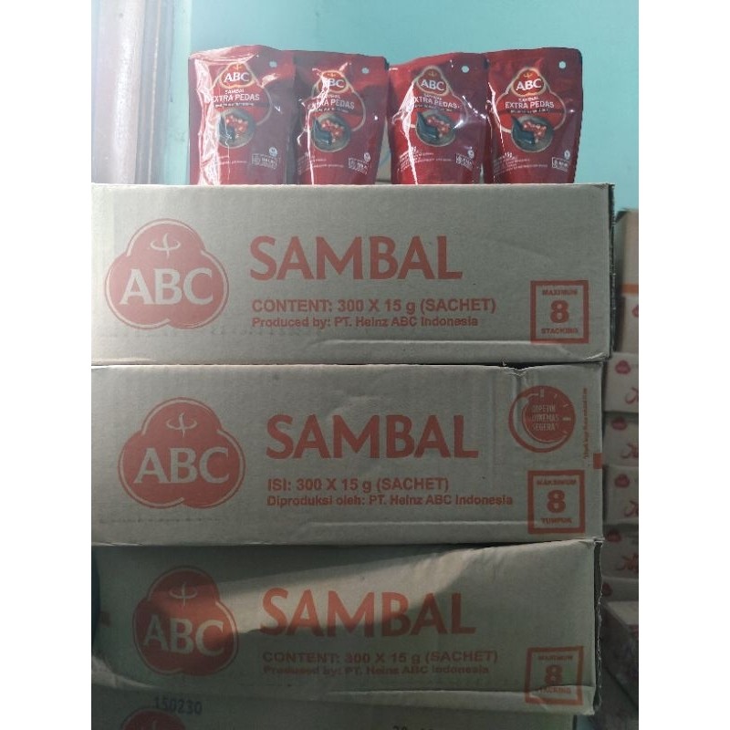 

SANS ABC SAOS POUCH EXTRA PEDAS UKURAN 65ML 1 KARTON ISI 48PCS