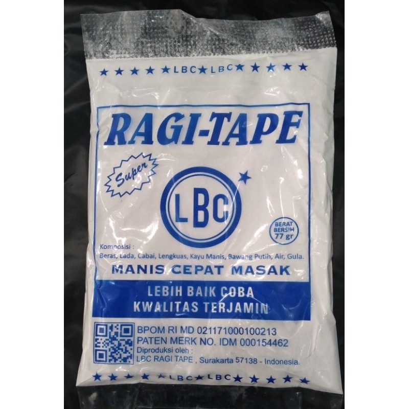 

SANS Ragi tape singkong LBC isi 10 sachet