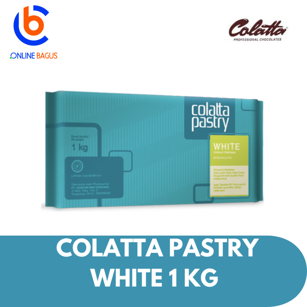 

SANS Colatta Pastry White - Coklat Batang Putih 1 KG