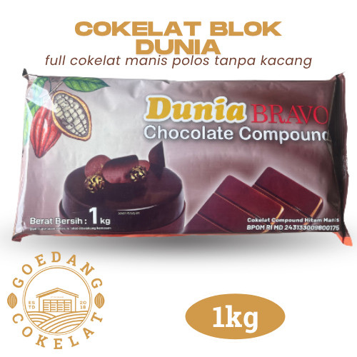 

SANS Cokelat Blok Dunia 1kg Premium Bahan Kue