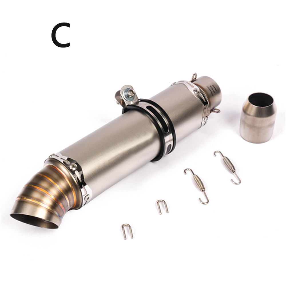 Universal 51MM Knalpot Sepeda Motor Pipa Knalpot Melarikan Diri Moto Knalpot untuk FZ6 CB400 Gsr 600