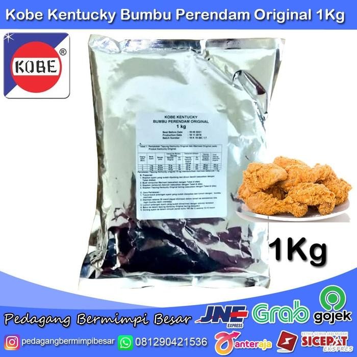 

SALE !!! KOBE KENTUCKY BUMBU PERENDAM ORIGINAL 1KG TEPUNG PERENDAM AYAM READYY