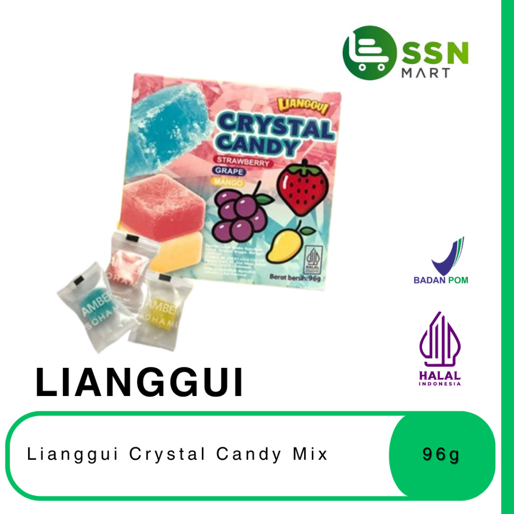 

SSNMART LIANGGUI CRYSTAL CANDY MIX 96G TERLARIS