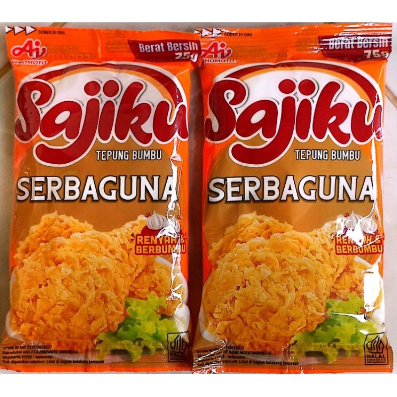 

SAJIKU TEPUNG BUMBU SERBA GUNA 75G TERLARIS