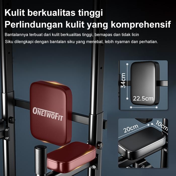 [Powerhouse Zone] Multi-Function Adjustable Chin Up Bar Power Tower Pull Up